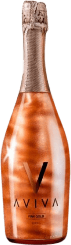 9,95 € Envio grátis | Espumante rosé Torre Oria Aviva Pink Gold Espanha Mascate, Airén Garrafa 75 cl