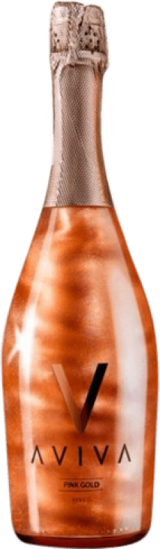 12,95 € Envio grátis | Espumante Rosé Torre Oria Aviva Gold — Edição Ouro, Pink — Rosé Espanha Moscato, Airén 75 cl