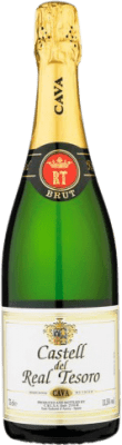 4,95 € Envío gratis | Espumoso blanco Marqués del Real Tesoro Brut D.O. Cava España Macabeo, Xarel·lo, Parellada Botella 75 cl