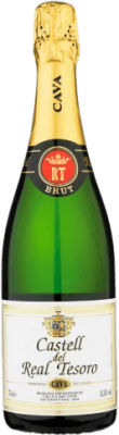 4,95 € Free Shipping | White Sparkling Wine Marqués del Real Tesoro Brut D.O. Cava Spain Macabeo, Xarel·lo, Parellada 75 cl