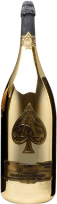 3 452,95 € 免费送货 | 白起泡酒 Armand de Brignac Gold 香槟 A.O.C. Champagne 香槟酒 法国 Pinot Black, Chardonnay, Pinot Meunier 瓶子 Jéroboam-双Magnum 3 L