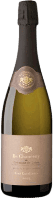 14,95 € Kostenloser Versand | Weißer Sekt De Chanceny Blanc Excellence Brut A.O.C. Crémant de Loire Frankreich Chardonnay, Chenin Weiß Flasche 75 cl