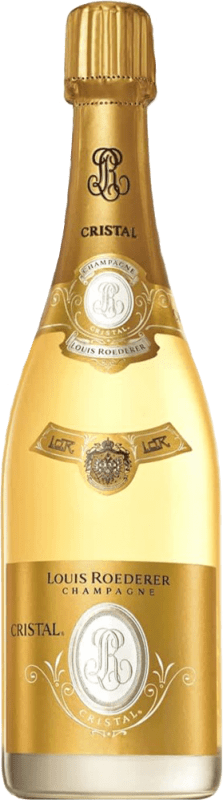 369,95 € Envio grátis | Espumante branco Louis Roederer Cristal Brut Grande Reserva A.O.C. Champagne Champagne França Pinot Preto, Chardonnay Garrafa 75 cl