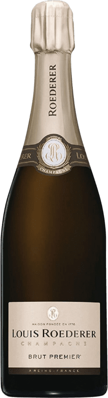 51,95 € Free Shipping | White sparkling Louis Roederer Premier Brut Grand Reserve A.O.C. Champagne Champagne France Pinot Black, Chardonnay, Pinot Meunier Bottle 75 cl