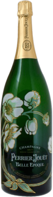 1 523,95 € Envio grátis | Espumante Branco Perrier-Jouët Belle Époque A.O.C. Champagne Champagne França Pinot Noir, Chardonnay Garrafa Jeroboam-Duplo Magnum 3 L