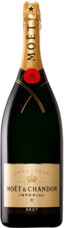 1 175,95 € Envoi gratuit | Vin Mousseux Blanc Moët & Chandon Impérial Brut Réserve A.O.C. Champagne Champagne France Pinot Noir, Chardonnay, Pinot Meunier Bouteille Impériale-Mathusalem 6 L