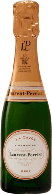 16,95 € Бесплатная доставка | Белое игристое Laurent Perrier La Cuvée A.O.C. Champagne шампанское Франция Pinot Black, Chardonnay, Pinot Meunier Маленькая бутылка 20 cl