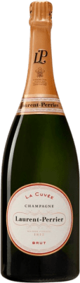 125,95 € Envio grátis | Espumante branco Laurent Perrier La Cuvée A.O.C. Champagne Champagne França Pinot Preto, Chardonnay, Pinot Meunier Garrafa Magnum 1,5 L