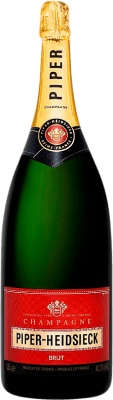 109,95 € Бесплатная доставка | Белое игристое Piper-Heidsieck брют A.O.C. Champagne шампанское Франция Pinot Black, Pinot Meunier бутылка Магнум 1,5 L