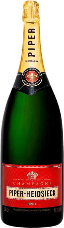 78,95 € Envio grátis | Espumante Branco Piper-Heidsieck Brut — Bruto A.O.C. Champagne Champagne França Pinot Noir, Pinot Meunier Garrafa Magnum 1,5 L