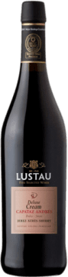 21,95 € Kostenloser Versand | Verstärkter Wein Lustau Capataz Andrés Deluxe Cream D.O. Jerez-Xérès-Sherry Andalusien Spanien Palomino Fino, Pedro Ximénez Flasche 75 cl