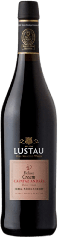 21,95 € Kostenloser Versand | Likörwein Lustau Capataz Andrés Deluxe Cream D.O. Jerez-Xérès-Sherry Andalusien Spanien Palomino Fino, Pedro Ximénez Flasche 75 cl