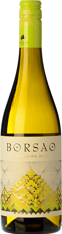 7,95 € Free Shipping | White wine Borsao Blanco Selección Aged D.O. Campo de Borja Spain Macabeo Bottle 75 cl