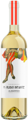 7,95 € Envío gratis | Vino Blanco La Maleta El Rubio Infante D.O. Rías Baixas Galicia España Albariño 75 cl