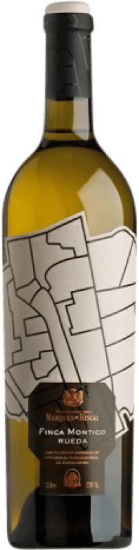52,95 € Envío gratis | Vino blanco Marqués de Riscal Finca Montico D.O. Rueda Castilla y León Verdejo Botella Magnum 1,5 L