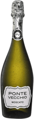 6,95 € 送料無料 | 白スパークリングワイン Ponte Vecchio Moscato Blanco スペイン Muscat, Sauvignon White ボトル 75 cl