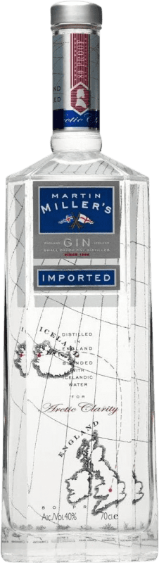 31,95 € Free Shipping | Genever Gin Martin Miller's United Kingdom Bottle 70 cl