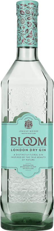 31,95 € Spedizione Gratuita | Gin G&J Greenalls Bloom Premium Gin Bottiglia 70 cl