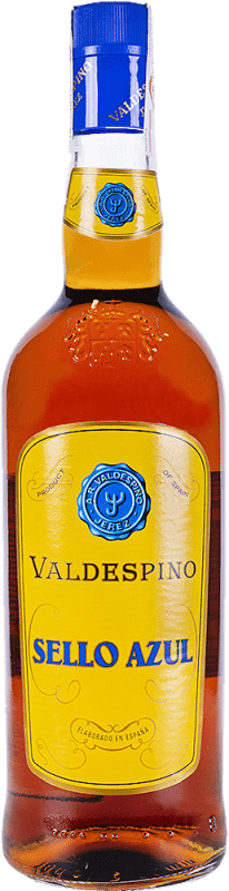 9,95 € 免费送货 | 白兰地 Valdespino Sello Blue — 蓝色版, Azul — 蓝色 西班牙 1 L