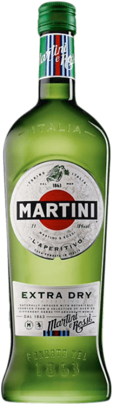 13,95 € Envio grátis | Vermute Martini Extra Dry Extra Seco Itália Garrafa 1 L
