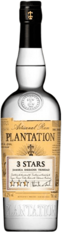 29,95 € Envío gratis | Ron Plantation Rum 3 Star White Botella 1 L
