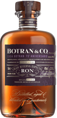 215,95 € Spedizione Gratuita | Rum Licorera Quezalteca Botran & Co Speciale Gran Riserva Messico Bottiglia Medium 50 cl