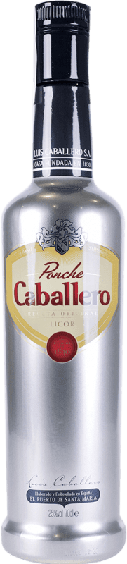 15,95 € Envío gratis | Licores Caballero Ponche España Botella 70 cl