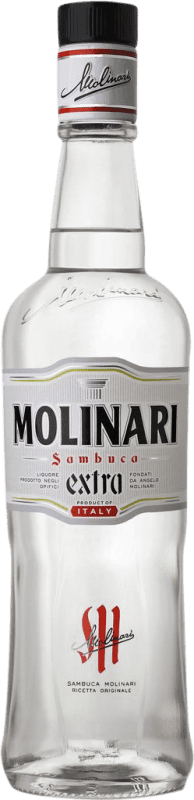 17,95 € Free Shipping | Spirits Molinari Sambuca Extra Bottle 70 cl