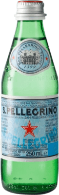33,95 € Free Shipping | 24 units box Water San Pellegrino Frizzante — Semi-Sparkling, Mineral Natural — Natural Mineral Italy Small Bottle 25 cl
