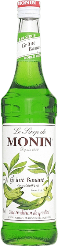 14,95 € Free Shipping | Schnapp Monin Sirope Plátano Verde Banane Verte France Bottle 70 cl Alcohol-Free