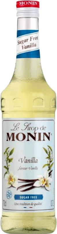 19,95 € Envio grátis | Xarope para Cocktail Monin Sem Açúcar França 70 cl Vanilla — Baunilha Sem Álcool