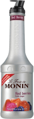 29,95 € Free Shipping | Cocktail Fruit Purée Monin Frutos Rojos Red Berries France Bottle 70 cl Alcohol-Free