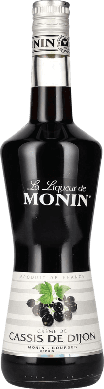 43,95 € Envio grátis | Cassis Monin Dijon Crème — Creme França 70 cl