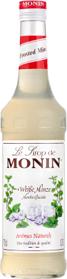 16,95 € Бесплатная доставка | Schnapp Monin Sirope Menta Blanca Glacial Frosted Mint Франция бутылка 70 cl Без алкоголя