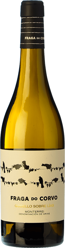 26,95 € Spedizione Gratuita | Vino bianco Grandes Pagos Gallegos Fraga do Corvo D.O. Monterrei Galizia Spagna Godello Bottiglia 75 cl