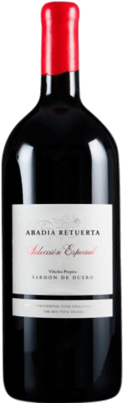 893,95 € Бесплатная доставка | Красное вино Abadía Retuerta Отбор, Особый I.G.P. Vino de la Tierra de Castilla y León Кастилия-Леон Испания Tempranillo — Темпранильо, Syrah — Сира, Cabernet Sauvignon — Каберне Совиньон Бутылка Валтасар 12 L
