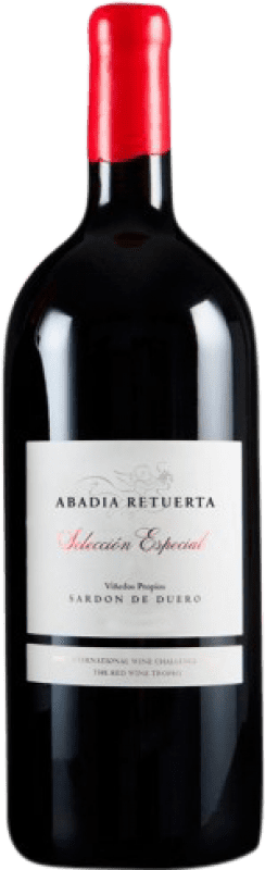 778,95 € 送料無料 | 赤ワイン Abadía Retuerta セレクション, 特別 I.G.P. Vino de la Tierra de Castilla y León カスティーリャ・イ・レオン スペイン Tempranillo — テンプラニーリョ, Syrah — シラー, Cabernet Sauvignon — カベルネ・ソーヴィニヨン メルキオールボトル 18 L