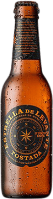 64,95 € Free Shipping | 24 units box Beer Estrella de Levante Punta Este One-Third Bottle 33 cl