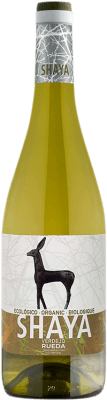 9,95 € Envio grátis | Vinho branco Shaya Ecológico D.O. Rueda Castela e Leão Verdejo Garrafa 75 cl
