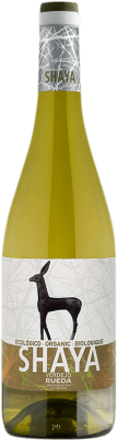10,95 € Envío gratis | Vino Blanco Shaya D.O. Rueda Castilla y León España Verdejo Eco — Ecológico 75 cl
