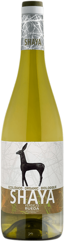 9,95 € Бесплатная доставка | Белое вино Shaya Ecológico D.O. Rueda Кастилия-Леон Verdejo бутылка 75 cl