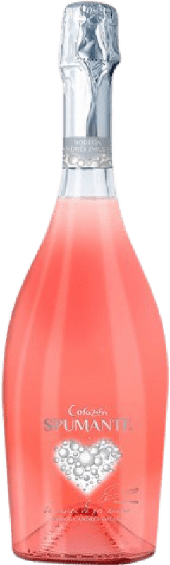6,95 € Envío gratis | Espumoso Rosado Iniesta Corazón D.O. Manchuela España Bobal 75 cl