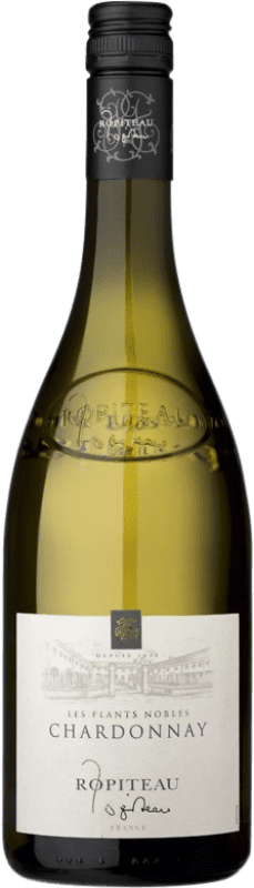 10,95 € Spedizione Gratuita | Vino Bianco Ropiteau Frères Vin de France A.O.C. Bourgogne Borgogna Francia Chardonnay 75 cl