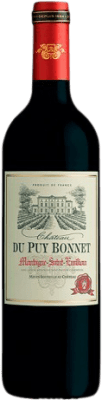 21,95 € Free Shipping | Red wine Château du Puy Bonnet A.O.C. Montagne Saint-Émilion France Merlot, Cabernet Sauvignon Bottle 75 cl