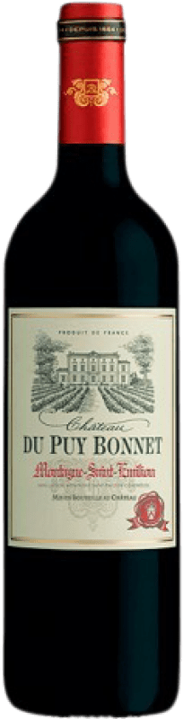 21,95 € Kostenloser Versand | Rotwein Château du Puy Bonnet A.O.C. Montagne Saint-Émilion Frankreich Merlot, Cabernet Sauvignon Flasche 75 cl