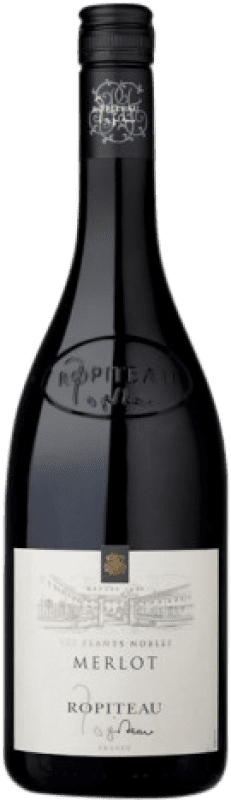 6,95 € 免费送货 | 红酒 Ropiteau Frères Les Plants Nobles A.O.C. Bourgogne 勃艮第 法国 Merlot 瓶子 75 cl