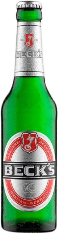 21,95 € Kostenloser Versand | 24 Einheiten Box Bier AB InBev Beck's Tschechische Republik Kleine Flasche 27 cl
