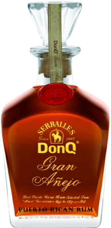 61,95 € Envoi gratuit | Rhum Serrallés Don Q Gran Añejo Porto Rico Bouteille 70 cl