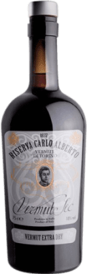 44,95 € Kostenloser Versand | Wermut Riserva Carlo Alberto Extra Dry — Extra Trocken Italien 75 cl