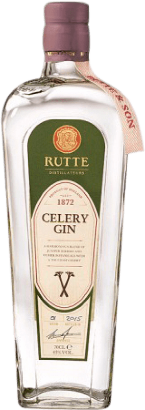 49,95 € Free Shipping | Gin Rutte & Zn Celery Gin Bottle 70 cl